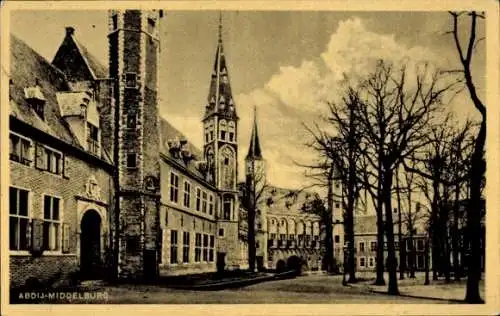 Ak Middelburg Zeeland Niederlande, Abdij