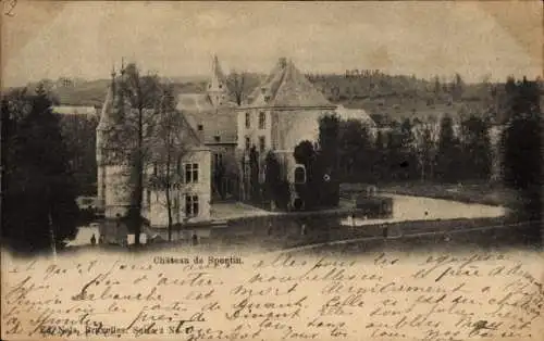 Ak Spontin Yvoir sur Meuse Wallonien Namur, Château de Spontin