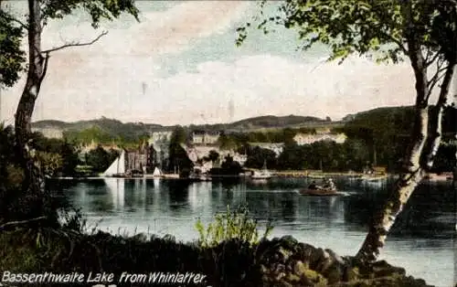 Ak Lake District Cumbria England, Bassenthwaite Lake from Whinlatter
