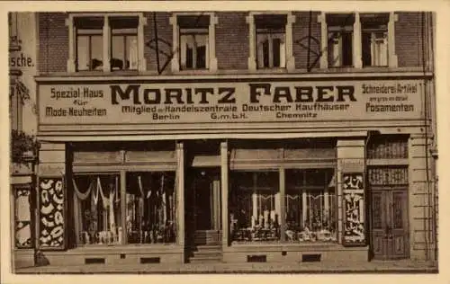Ak Meißen an der Elbe, Modehaus Moritz Faber