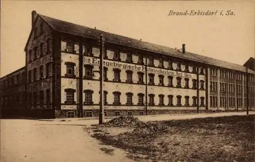 Ak Brand Erbisdorf Sachsen, Erzgebirgische Holzindustrie AG