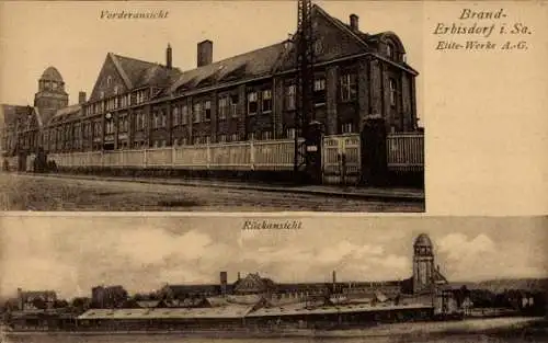 Ak Brand Erbisdorf Sachsen, Elite Werke AG