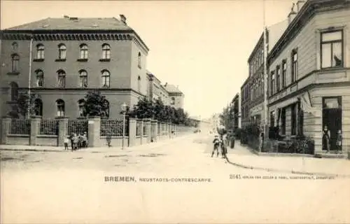 Ak Hansestadt Bremen, Neustadts-Contrescarpe