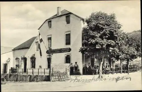 Foto Ak Wincheringen an der Mosel, Gastwirtschaft zum Bahnhof