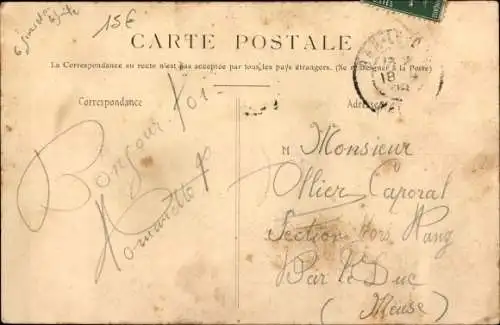 Ak Vaubecourt Maas, Kirche