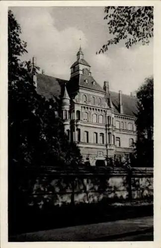 Ak Güstrow in Mecklenburg, Schloss, Altersheim