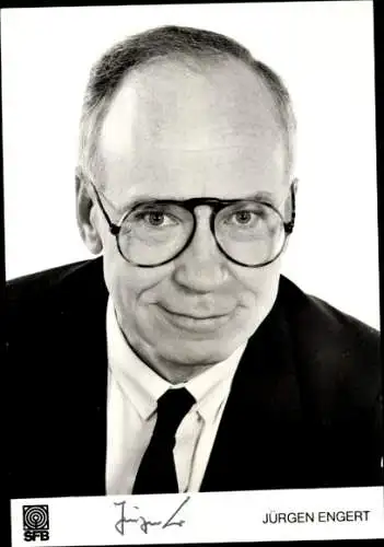 Ak Schauspieler Jürgen Engert, Portrait, Autogramm, SFB