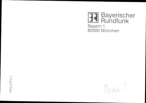 Ak Schauspieler Uwe Erdelt, Portrait, Autogramm, Bayern 1