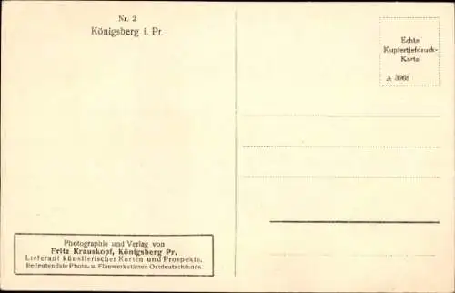 Ak Kaliningrad Königsberg Ostpreußen, Kaiser Wilhelm Platz, Schloss