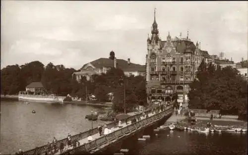 Ak Kaliningrad Königsberg Ostpreußen, Schlossteichbrücke