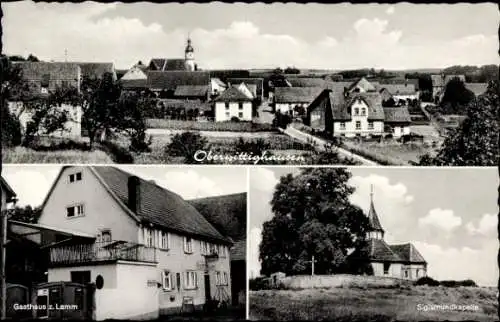 Ak Oberwittighausen Wittighausen in Baden, Gasthaus zum Lamm, Sigismundkapelle