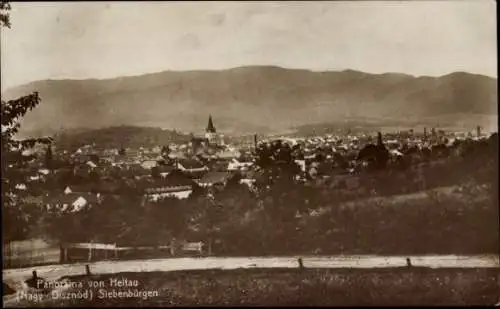 Ak Nagydisznód Heltau Siebenbürgen Rumänien, Panorama