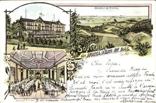 Litho Berg en Dal Gelderland Niederlande, Hotel, Innenansicht, Landschaft