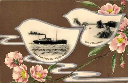 Passepartout Ak NYK Line, Dampfer SS Hirano Maru