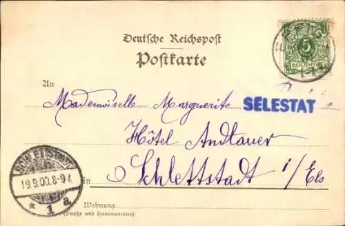 Ak Epfig Elsass Bas Rhin, Bahnhof, Gleisseite, Kirche, Rathaus