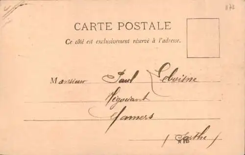 Ak Paris, Weltausstellung 1900, Messageries Maritimes, MM