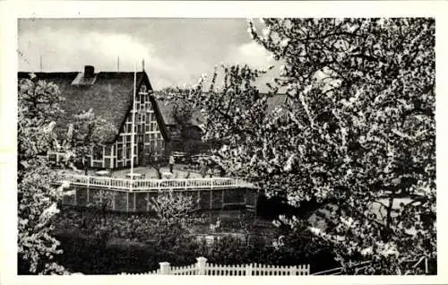 Ak Jork im Kreis Stade, Gaststätte Zur Erholung, Johann Wehrt, Neuenschleuse