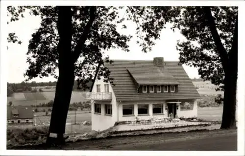 Foto Ak Silberborn Holzminden in Niedersachsen, Café zum Wilden Jäger