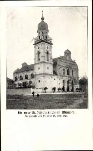 Ak München, neue St. Josephskirche