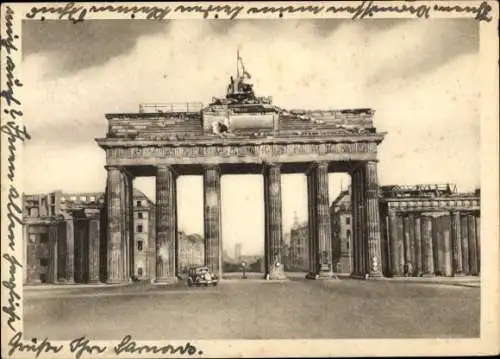 Ak Berlin Mitte, Brandenburger Tor