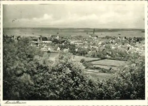 Ak Mindelheim im Unterallgäu, Panorama