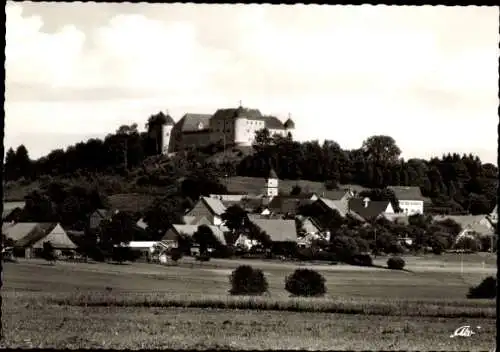 Ak Kronburg Unterallgäu, Brauerei Gasthof zur Krone, Teilansicht