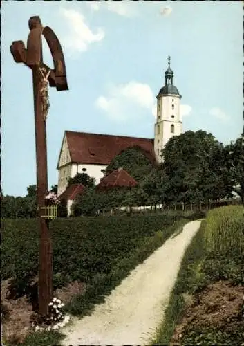 Ak Wemding in Schwaben, Wallfahrtskirche Maria Brünnlein