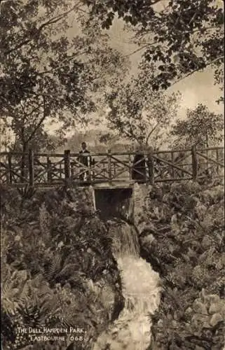 Ak Eastbourne East Sussex England, Hampden Park, Dell