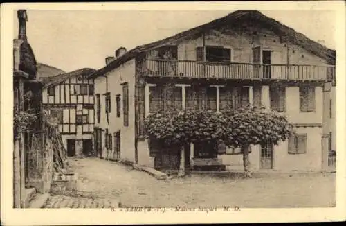 Ak Sare Pyrénées Atlantiques, Maisons basques