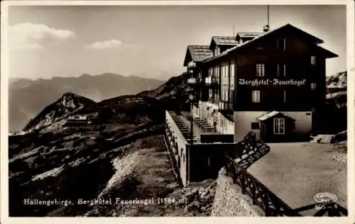 Ak Ebensee Oberösterreich, Berghotel Feuerkogel, Höllengebirge