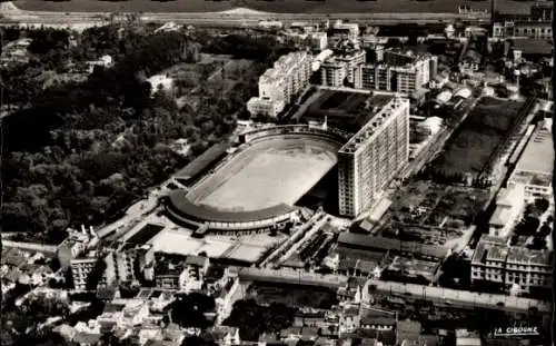 Ak Algier Alger Algerien, Stade Municipal, Jardin d'essal