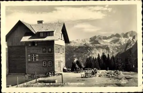 Ak Oberösterreich, Gablonzer Hütte Dachsteinblick