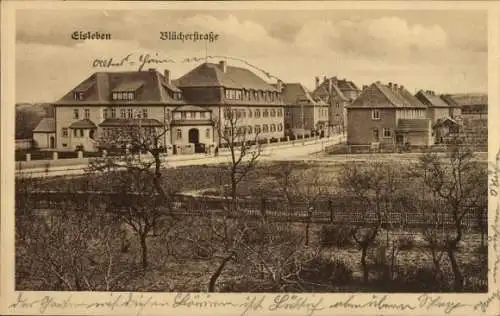 Ak Lutherstadt Eisleben, Blücherstraße