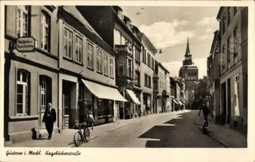 Ak Güstrow in Mecklenburg, Hageböckerstraße