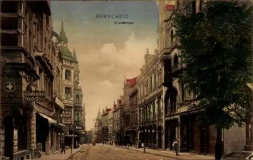 Ak Remscheid im Bergischen Land, Alleestraße