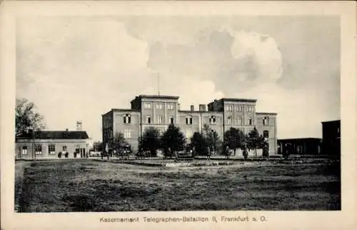 Ak Frankfurt an der Oder, Kasernement Telegraphen-Bataillon II