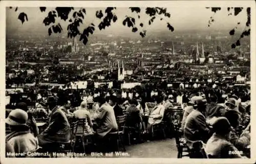 Ak Wien 1 Innere Stadt, Gesamtansicht, Schloss-Hotel Cobenzl, Hans Hübner