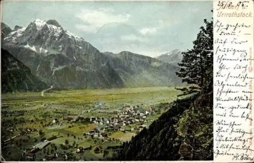Ak Altdorf Kt Uri, Uri Rothstock, Panorama