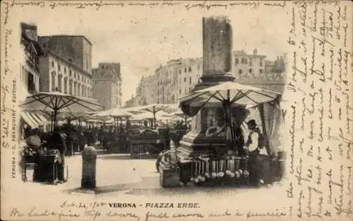 Ak Verona Veneto, Piazza Erbe