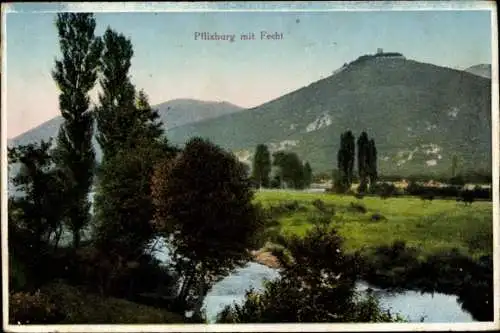 Ak Wintzenheim Winzenheim Elsass Haut Rhin, Pflixburg, Fecht