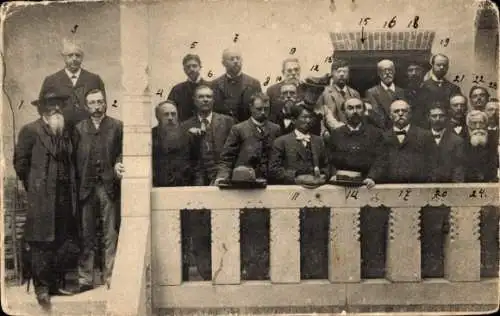 Ak Amsterdam Nordholland Niederlande, Sozialistenkongress 1904 ?, Rosa Luxemburg, Kommunisten