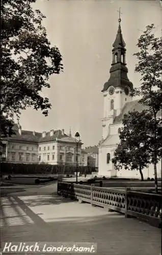 Foto Ak Kalisz Kalisch Posen, Landratsamt