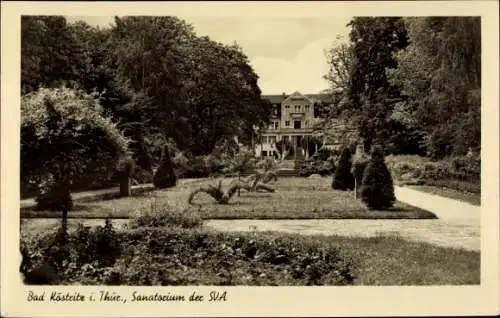 Ak Bad Köstritz in Thüringen, Sanatorium der SVA, Park