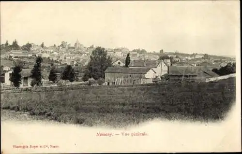 Ak Nomeny Meurthe et Moselle, Gesamtansicht