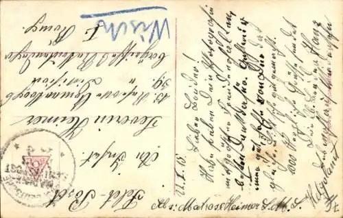 Ak Deutsches Kriegsschiff, S.M.S. Helgoland, Kaiserliche Marine