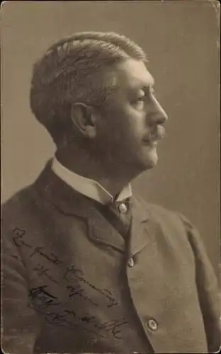 Ak Schauspieler Roger von der Ohe, Portrait, Autogramm