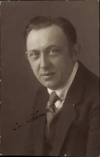 Ak Schauspieler Carl Nöhren, Portrait, Autogramm