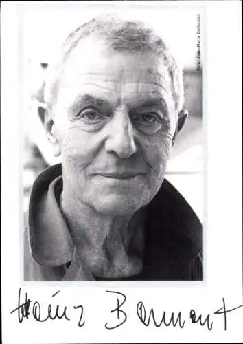 Ak Schauspieler Heinz Bennent, Portrait, Autogramm