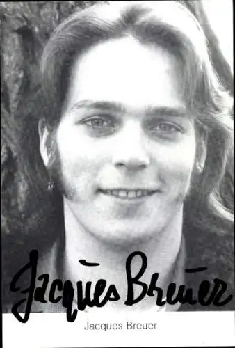Ak Schauspieler Jacques Breuer, Portrait, Autogramm