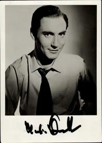 Ak Schauspieler Martin Benrath, Portrait, Autogramm